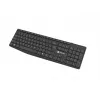 Kabelgebundenes USB-Tastatur- und Maus-Set NATEC SQUID — QWERTY US International, 105 Tasten, Schwarz, 1600 DPI Maus