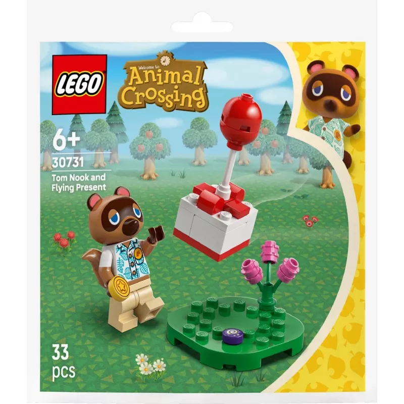 30731 Animal Crossing Tom Nook und Ballon-Geschenk, Konstruktionsspielzeug Polybag