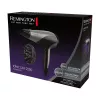 Haartrockner Remington D3190S — 2200 W, ionisch, 3 Hitzestufen, 2 Geschwindigkeiten, Kaltstufe, Diffusor & Konzentrator (Silber/Schwarz)
