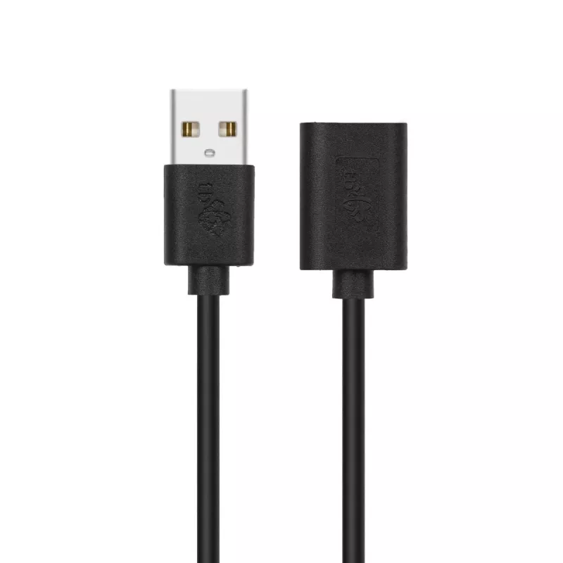 USB-Verlängerungskabel AM-AF 1,8 m schwarz