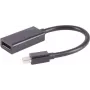 shiverpeaks ®-BASIC-S--Mini DisplayPort 1.2 Adapter, Mini DisplayPort Stecker auf DisplayPort Buchse, 4K, 0,2m (BS10-01032)