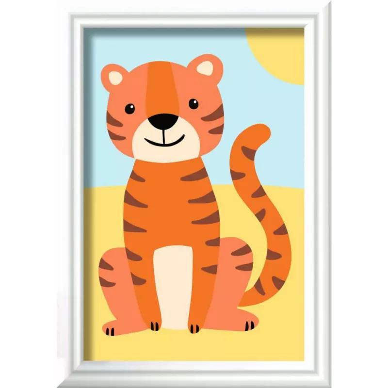 CreArt – Kleiner Tiger, Malen