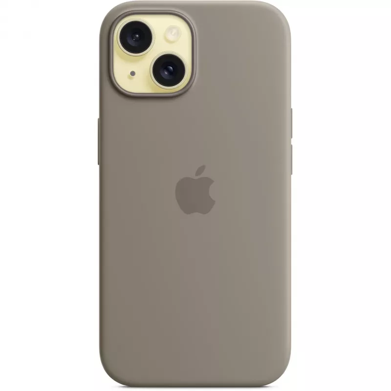 Silikonhülle mit MagSafe für iPhone 15 – Clay
