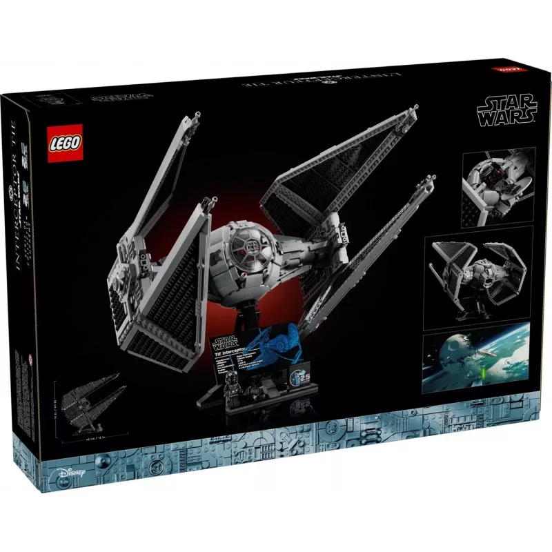 LEGO Star Wars TIE-Abfangjäger Modell 75382 — detaillierter Sternenjäger-Bausatz, 1931 Teile, 18+