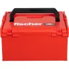 Toolbox FISCHER L-BOXX FLB 238 leer, rot/schwarz, modularer Aufbewahrungskoffer