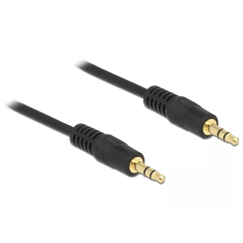 Audio-Kabel DeLOCK 0,5 m 3,5 mm Stecker/Stecker