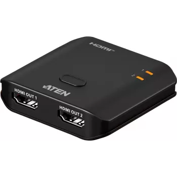HDMI 2‑Port 4K Splitter ATEN VS4812 — verteilt eine HDMI-Quelle auf zwei 4K-Displays