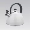 Wasserkocher Maestro MR-1302-WG 2,5 L, Edelstahlgehäuse, weiß, klappbare Pfeife