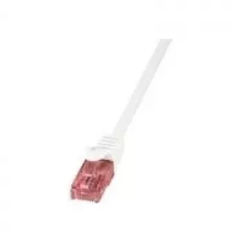 LogiLink CAT6 UTP PIMF Patchkabel AWG 1m Weiß (CQ2031U)