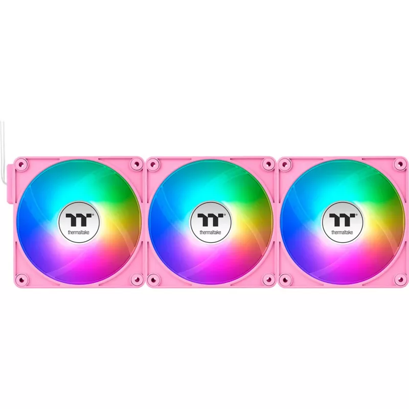 Thermaltake CT120 EX ARGB 120mm Pink 3-Pack Gehäuselüfter