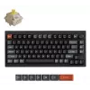 Mechanische Tastatur Keychron V1 Ultra 8K — 75% Formfaktor, QWERTY, Bluetooth, RGB, Schwarz