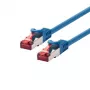 Netzwerkkabel LOGON Cat6 SSTP/PIMF, 5 m, RJ-45 auf RJ-45, blau