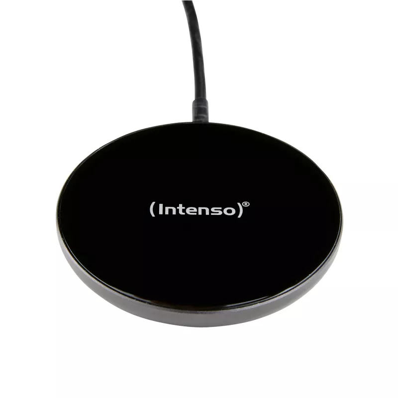 Intenso MB1 Smartphone Schwarz USB Kabelloses Laden Schnellladung Innenbereich