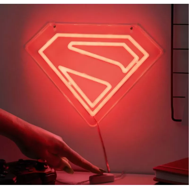 Wandmontage LED-Neonlicht Paladone Superman PP14478SMTVN, dekoratives Wandschild
