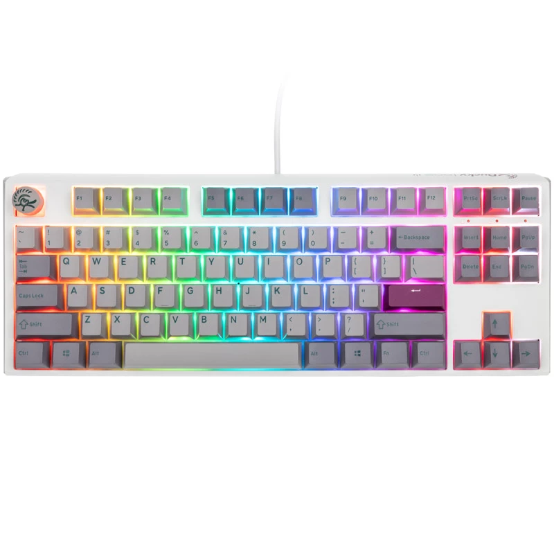 Ducky One 3 TKL Mist Grau Tastatur Gaming USB US English