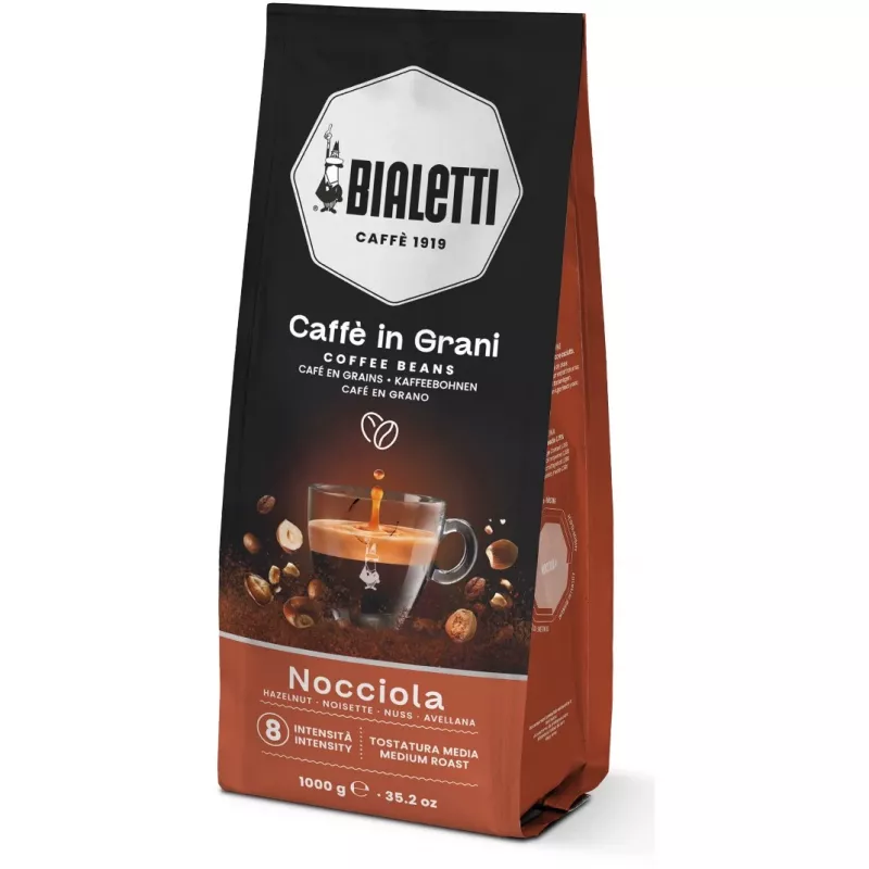 Bialetti Esperto Grani Haselnuss-Kaffeebohnen 1 kg
