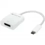 USB-Adapter, USB-C-Stecker > DisplayPort-Buchse (Weiß, 11 cm)