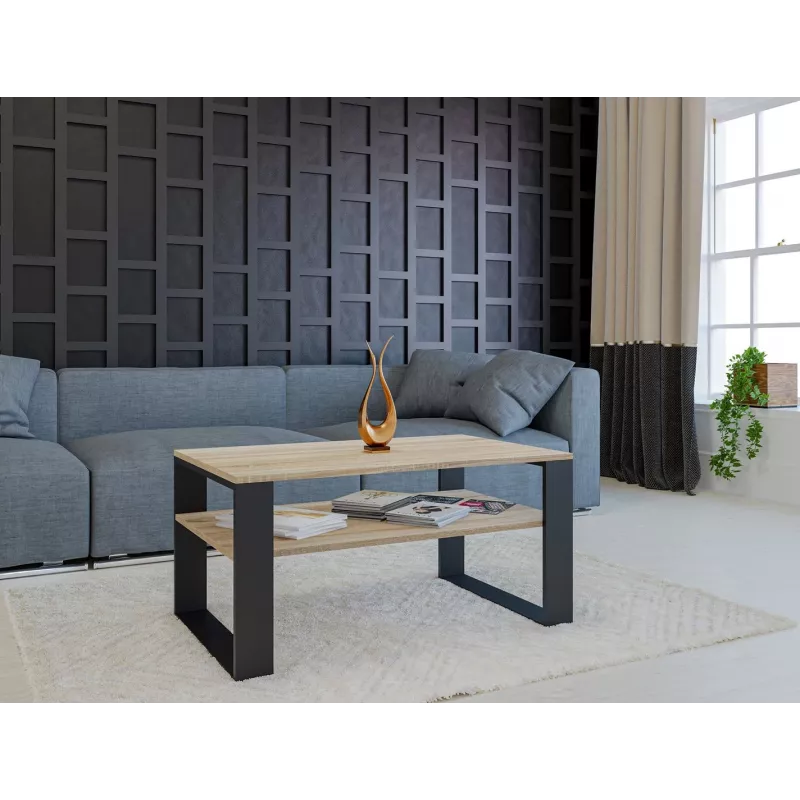 Topeshop MODERN 1P SON CZ Couchtisch / Beistelltisch / Ecktisch Couchtisch rechteckige Form 2 Bein(e)
