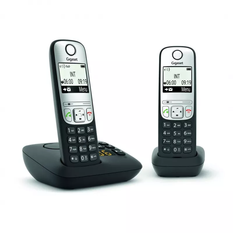 Schnurloses Telefon Gigaset A690 A Duo schwarz
