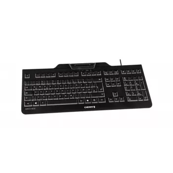 CHERRY KC 1000 SC Tastatur USB QWERTZ Schweizer Schwarz