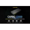 Tragbare Powerbank Nitecore CARBO 10000 — Lithium‑Ionen 10000 mAh, 38 W PD, USB‑A + USB‑C, grau