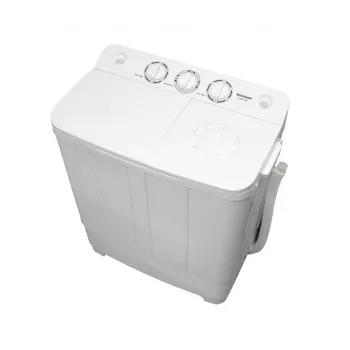 Haltautomatische Waschmaschine Ravanson XPB-700 — Toplader, 4 kg Kapazität, 1400 U/min Schleudern, Weiß