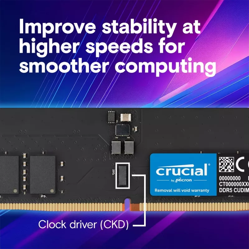 Speicher DDR5 64GB/6400 (2*32GB) CL52 CUDIMM