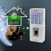 Fingerprint- und RFID-Codeschloss QOLTEC 52447 mit IP68-Schutz