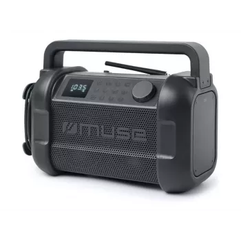 Tragbarer wasserdichter Bluetooth-Radiolautsprecher muse M-928 FB mit FM-Radio und eingebautem Lautsprecher