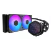 Flüssig-CPU-Kühler Cooler Master MasterLiquid 240 Atmos II 240mm RGB, 240-mm-Radiator, RGB-Beleuchtung