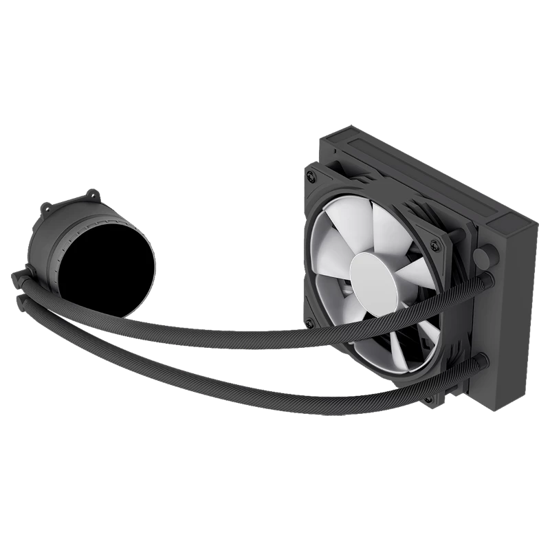 Gamemax | CPU-Flüssigkeitskühler | ICEBURG 120 | Schwarz