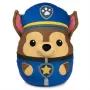 PAW Patrol Chase Squish Plüschtier, offizielles Spielzeug aus dem Zeichentrickhit, kuscheliges Stofftier für Kinder ab 1 Jahr, 30 cm