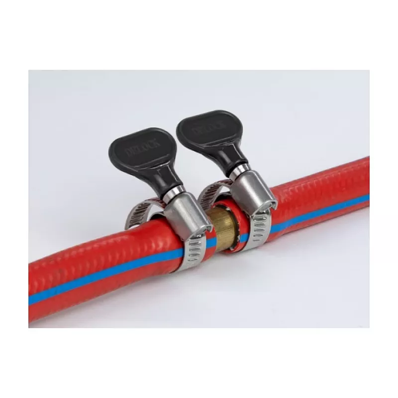 Schmetterlingsschelle DeLOCK 19450 16-25mm 10 Stück Schwarz