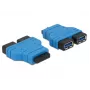 USB 3.0 Hub DeLOCK 65670 Schwarz Blau