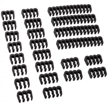 Akasa Kabelkamm-Set - 3 mm schwarze Kabelklemme (AK-MX293)