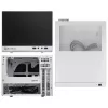 SilverStone SUGO SG13 - Desktop - Mini-DTX - ohne Netzteil (AT / PS/2) - Schwarz, Weiß - USB/Audio (SST-SG13WB-Q)