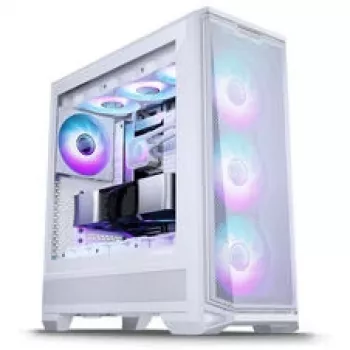 PHANTEKS Eclipse G400A PC-Gehäuse + Glacier M25 Gen2 AiO-Flüssigkeitskühlung - Weiß
