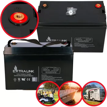 Extralink Akkumulator AGM 12V 100Ah wartungsfrei