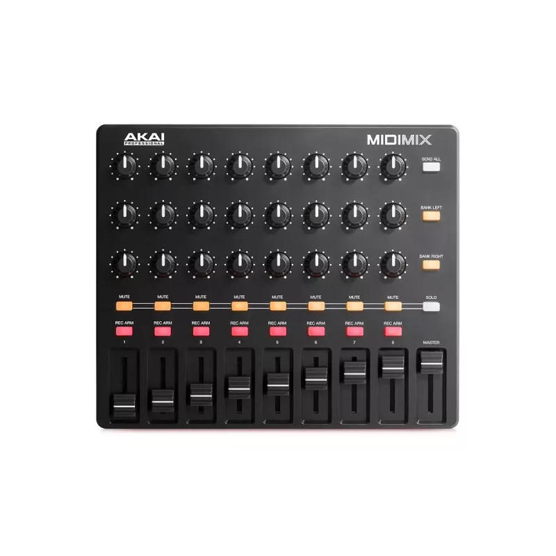 MIDI-Controller Akai MidiMix 3 Kanäle Schwarz Rot