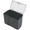 Aufbewahrungsbox Bosch SystemBox rechteckig Polypropylen 176×105×133 mm Schwarz/Grau