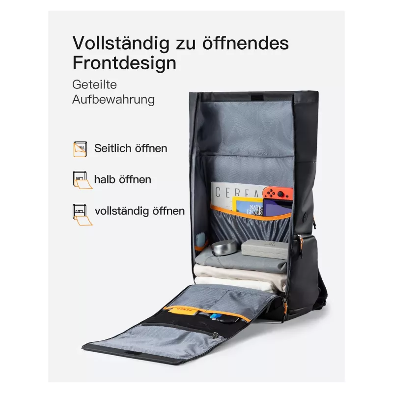 inateck Notebook-Rucksack 15,6 BP01009 schwarz 22-26,8 L