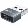 Good Connections Adapter USB 2.0 Stecker A auf USB-C Buchse Aluminiumgehäuse Grau (USB-AD203)