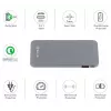 Tragbare Powerbank Tellur QC 3.0 Schnellladung, 5000 mAh