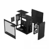 Fractal Design Focus 2 RGB Tempered Glass Mid Tower ATX PC-Gehäuse - Schwarz