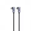 USB‑C-Kabel Unitek C14147ABK01 90°–90° PD 100W 0,5 m, abgewinkelt-zu-abgewinkelt, schwarz