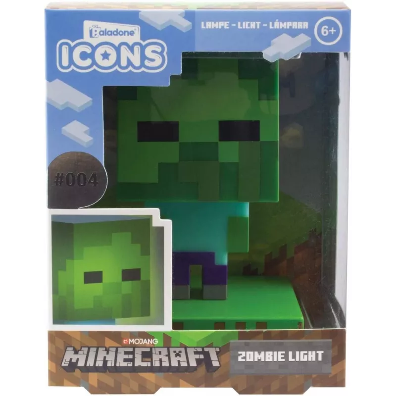 Tischleuchte Paladone Light Paladone Minecraft Zombie Light PP6592MCFV4 LED