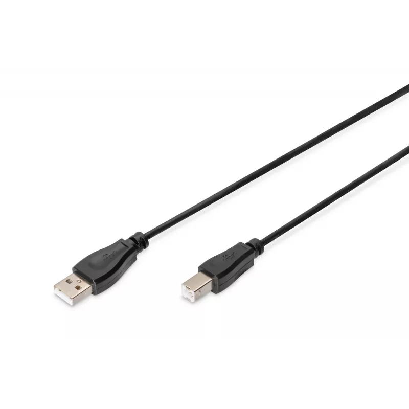 Assmann USB-Verbindungskabel. Typ A - B M/M. 1,8 m. USB 2.0 geeignet. UL. bl (AK-300102-018-S)