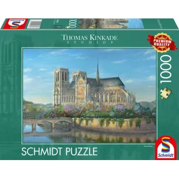 Thomas Kinkade Studios: Notre Dame, Puzzle 1000 Teile