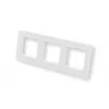 eQ-3 Homematic IP 162147A1 Glasrahmen, 3-fach, Weiß