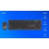 Savio KB-03 Tastatur Maus inklusive Home/Office USB QWERTY US Englisch Schwarz